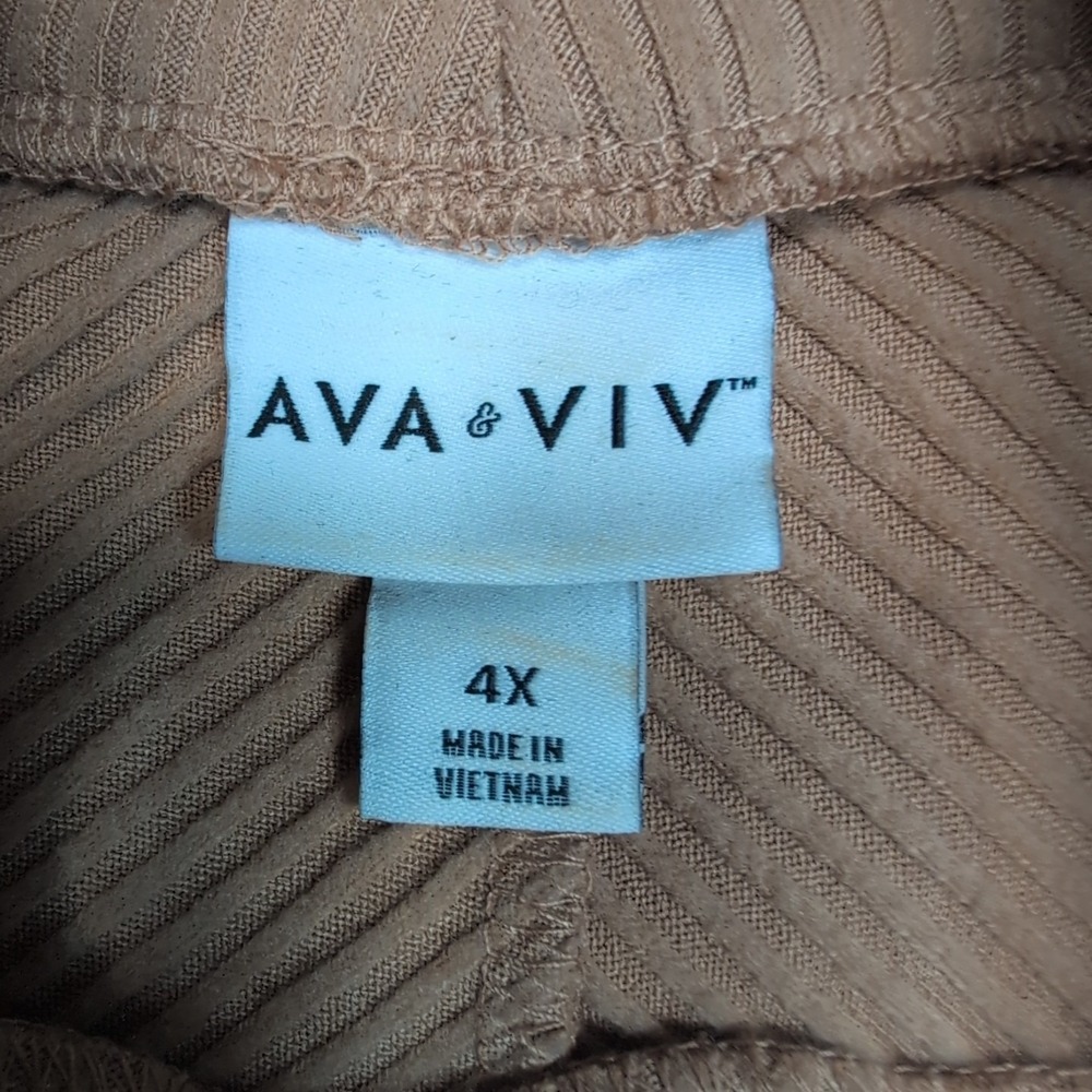 Ava & Viv Sweater Womens 4X Soft Cozy Comfort Career Casual Stretch Preppy - Picture 6 of 9